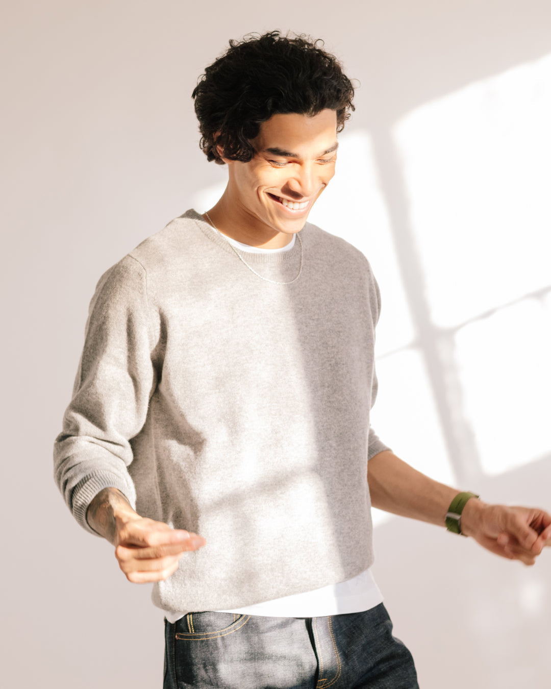 Grey Knit