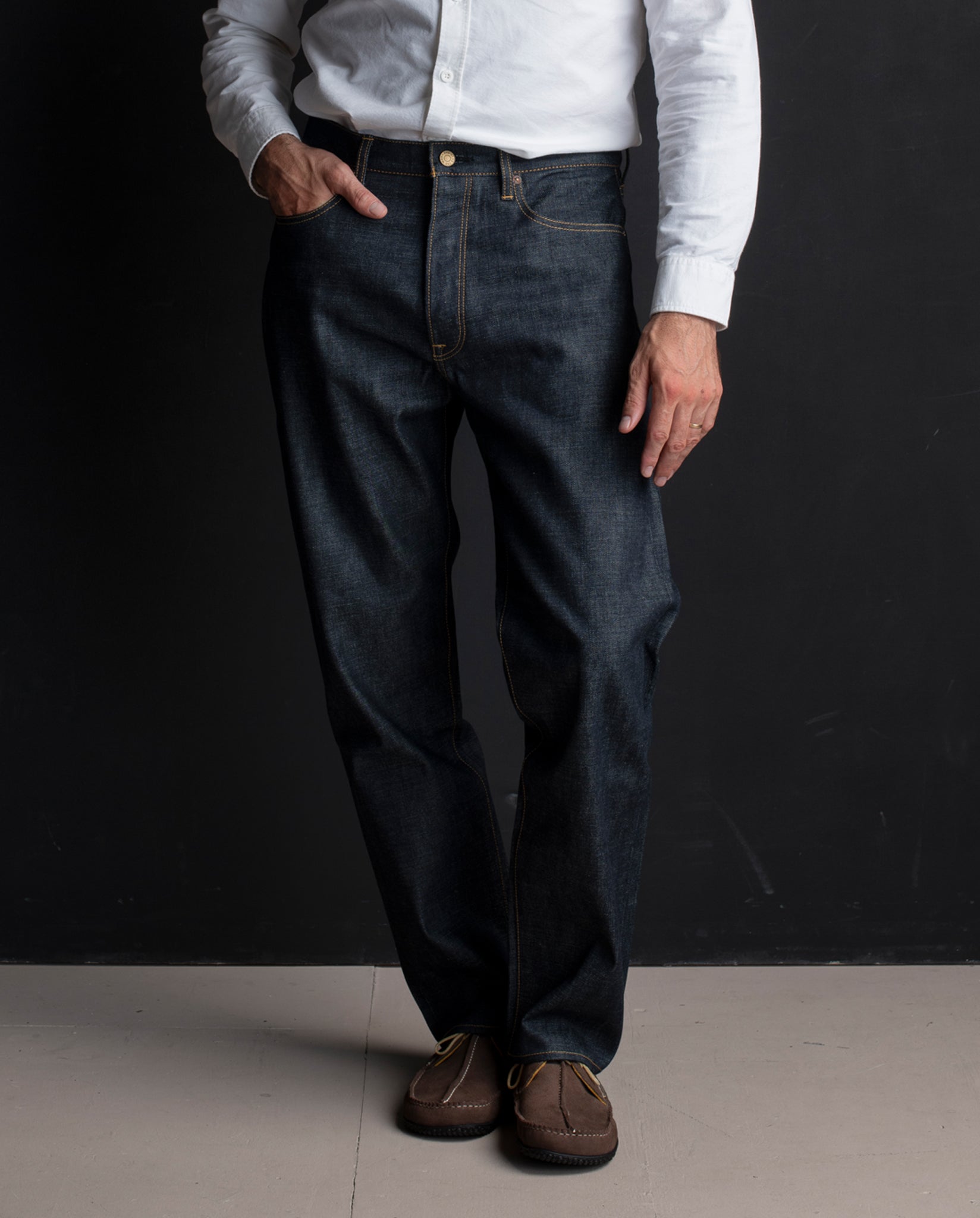 Archive Relaxed Fit 007 Raw Selvedge Jeans