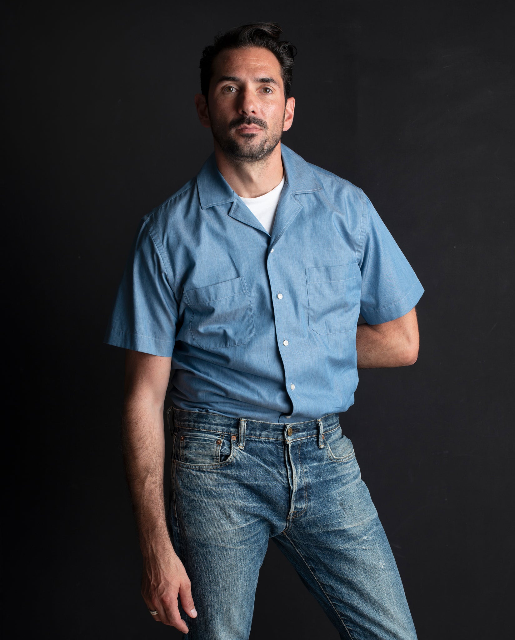 Reuben Chambray Cotton Shirt