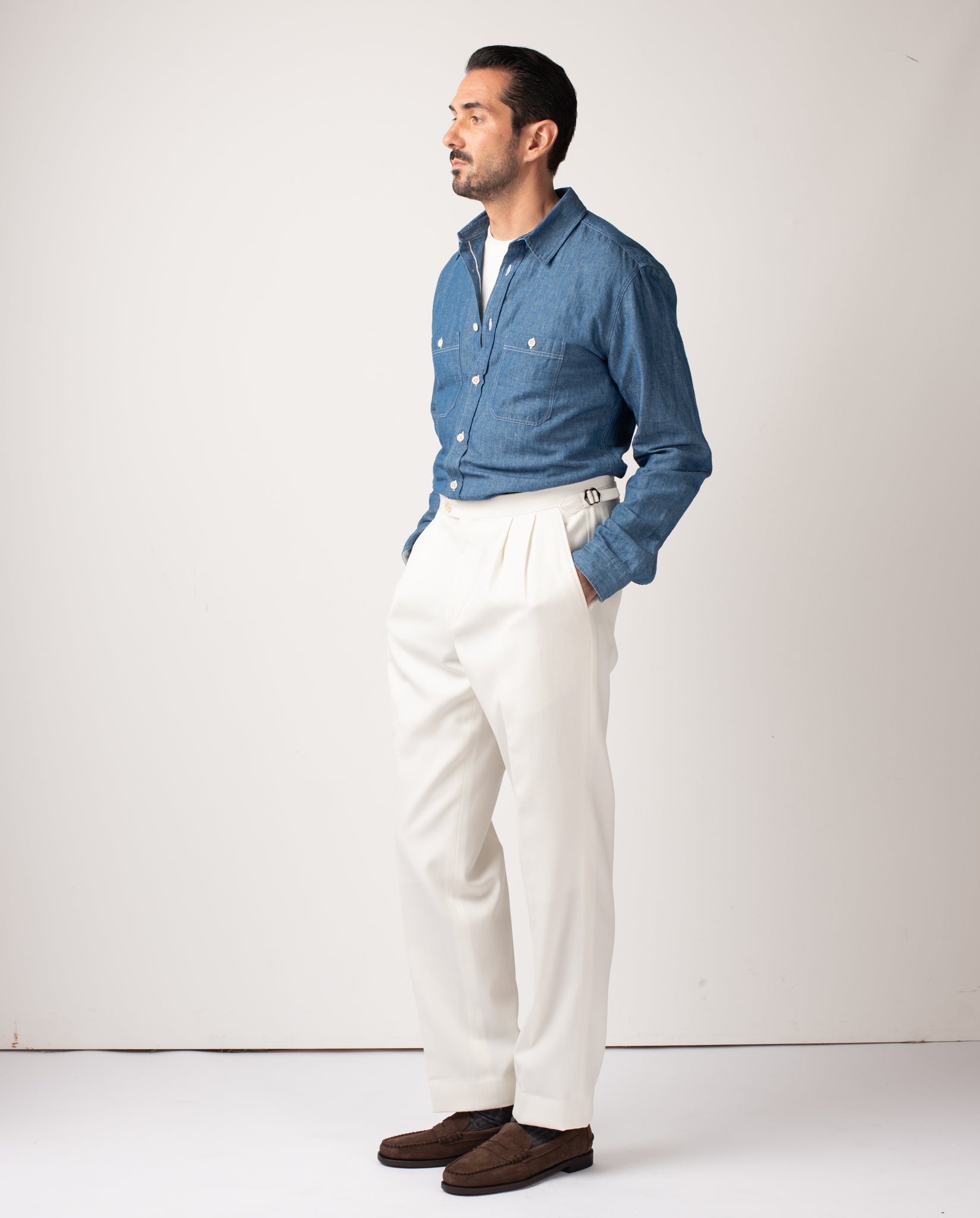Henry Pleated Chino
