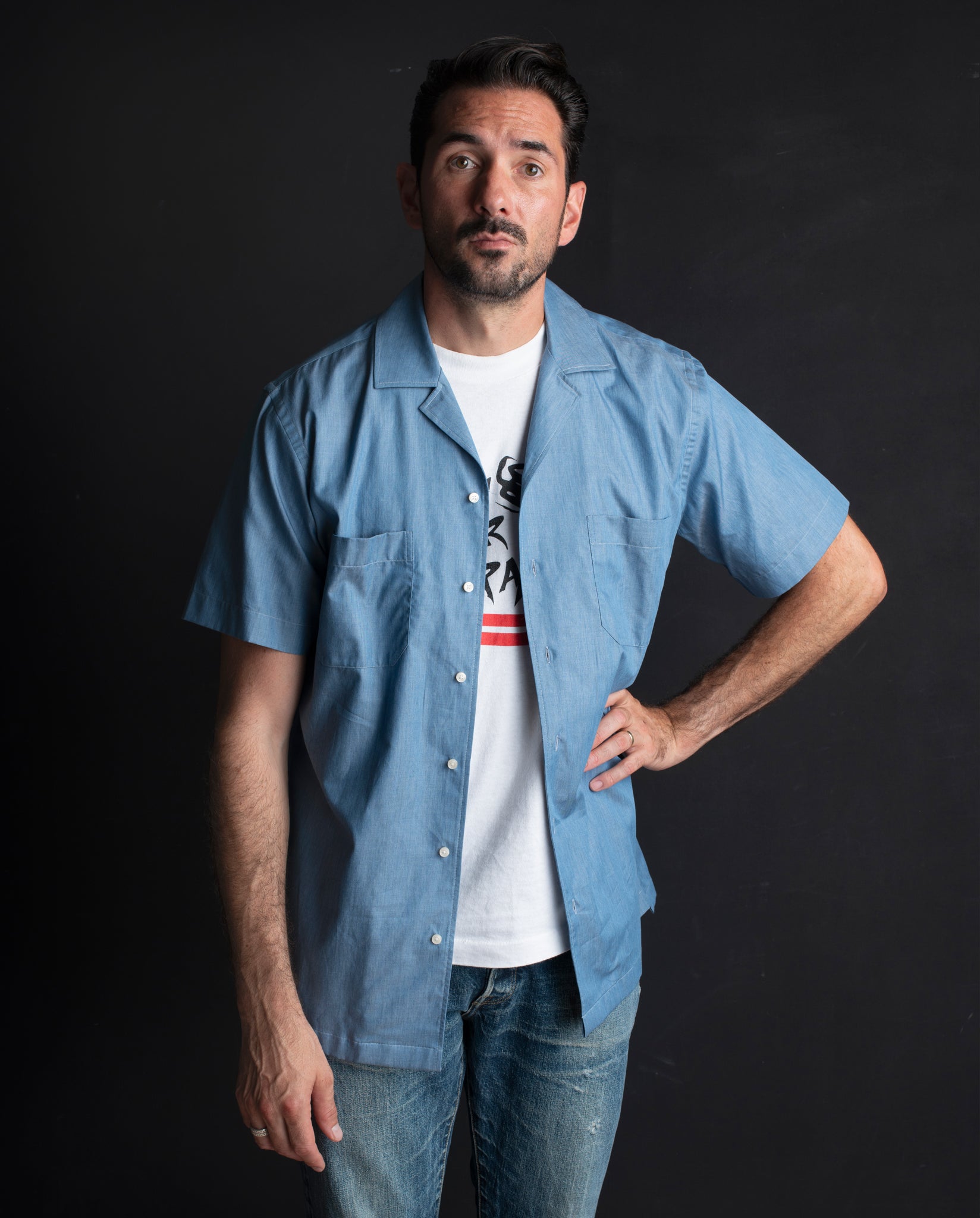 Reuben Chambray Cotton Shirt