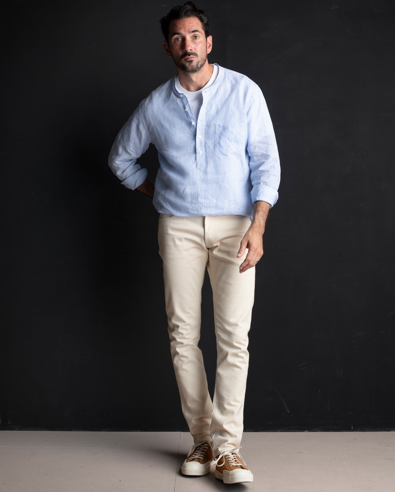 Felix Linen Grandad Shirt