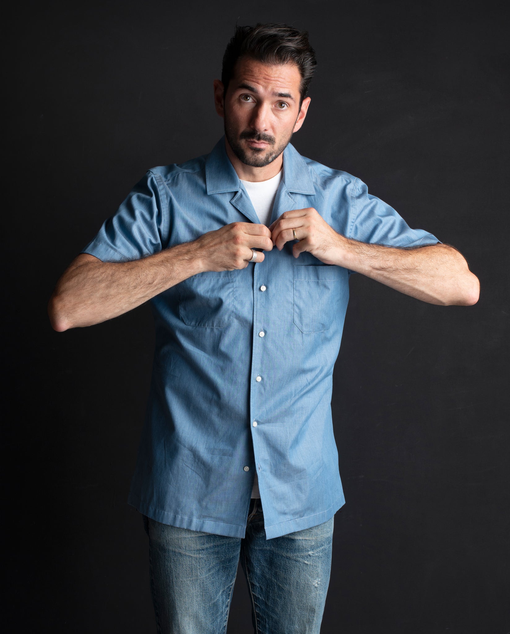 Reuben Chambray Cotton Shirt