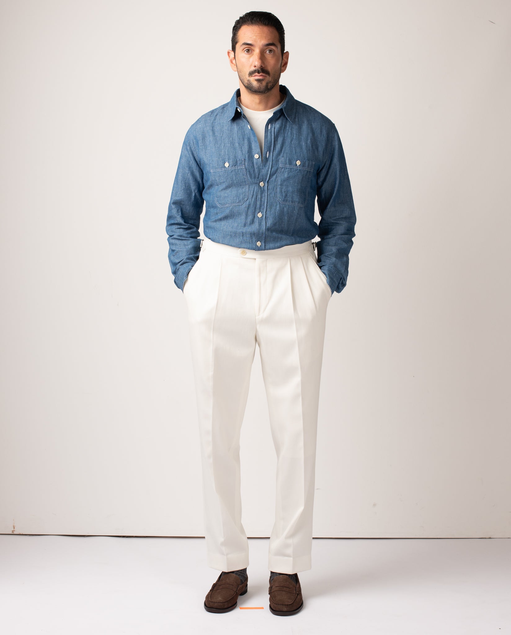 Henry Pleated Chino