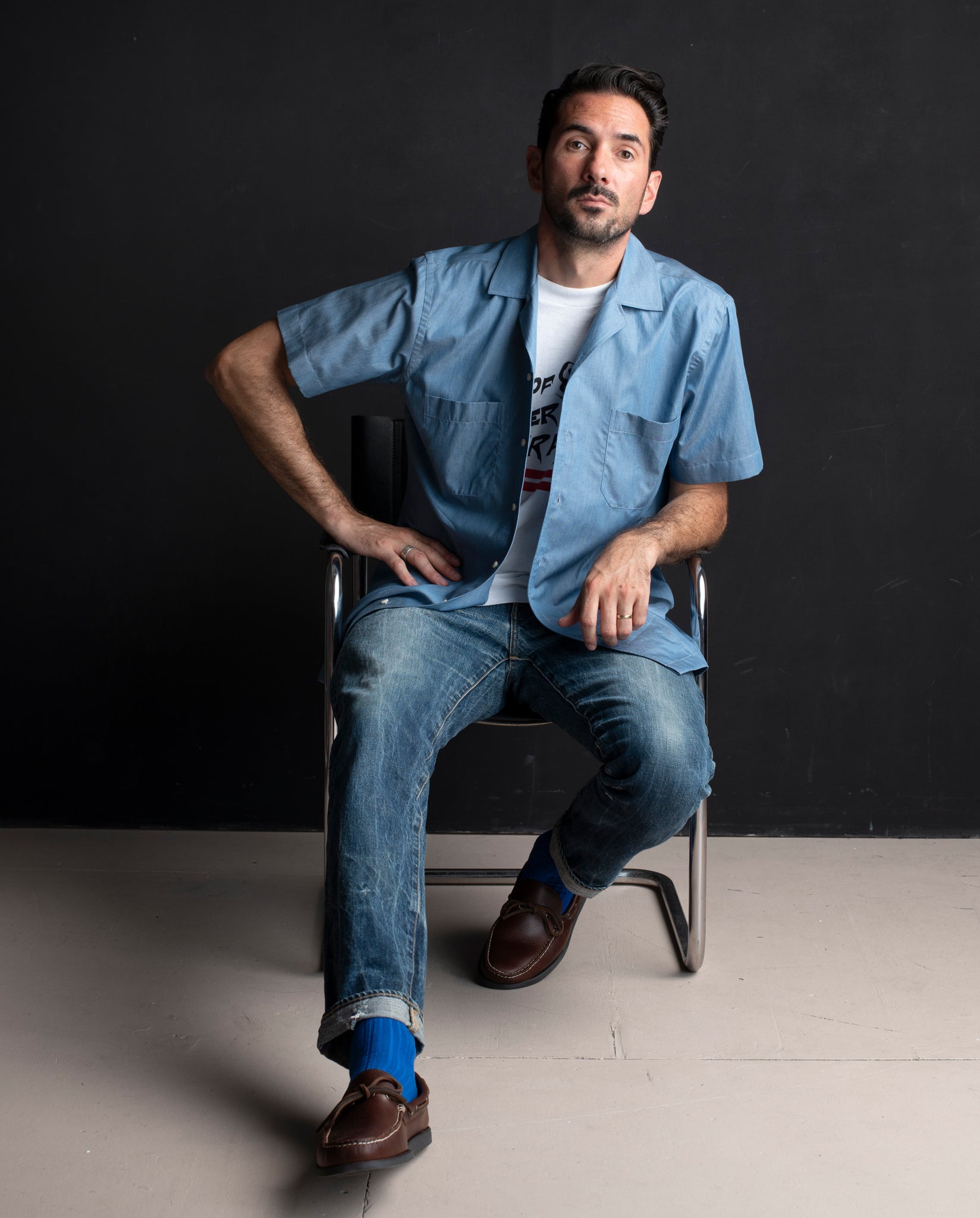 Reuben Chambray Cotton Shirt