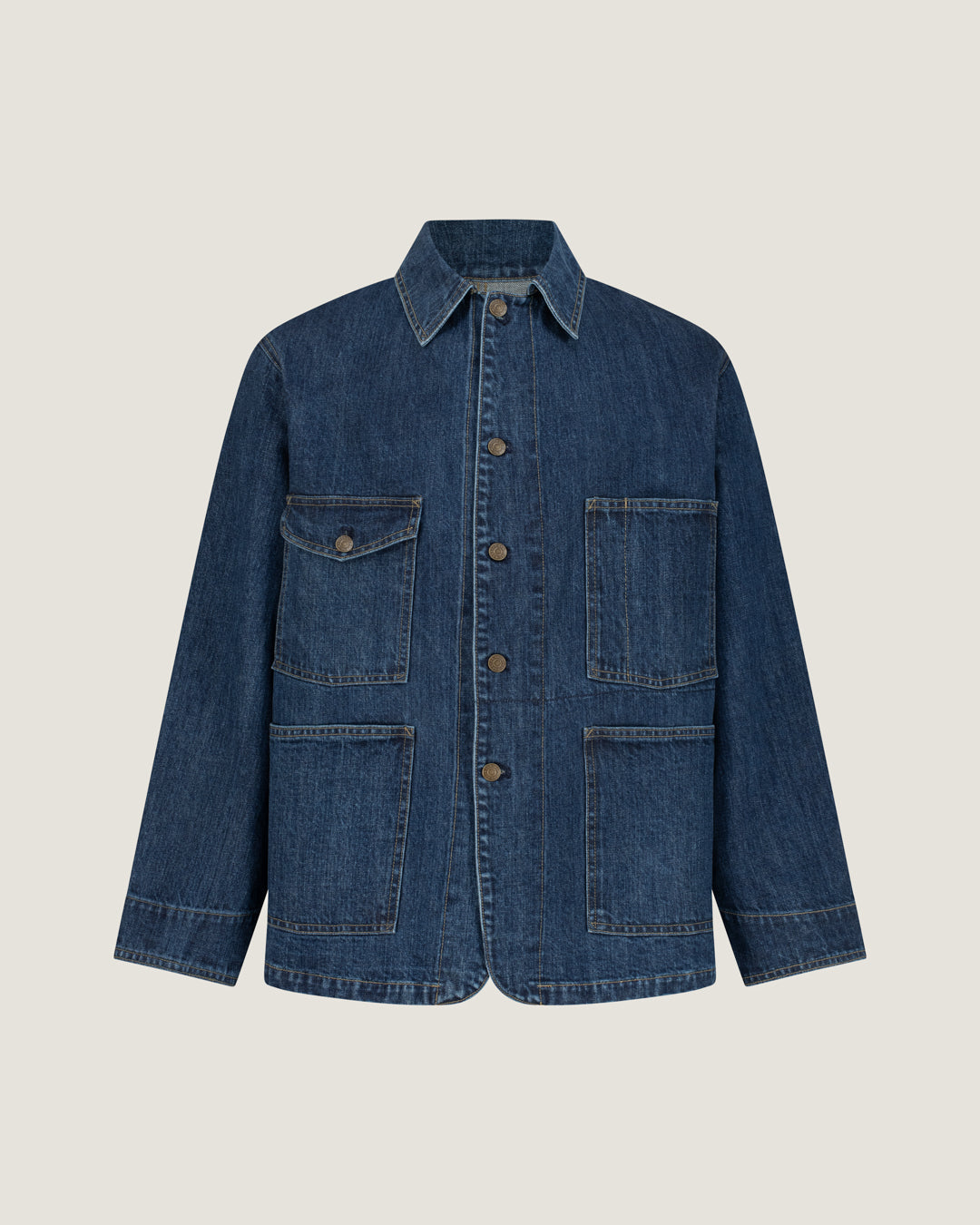 Bedford Indigo Rinse Denim Chore Jacket