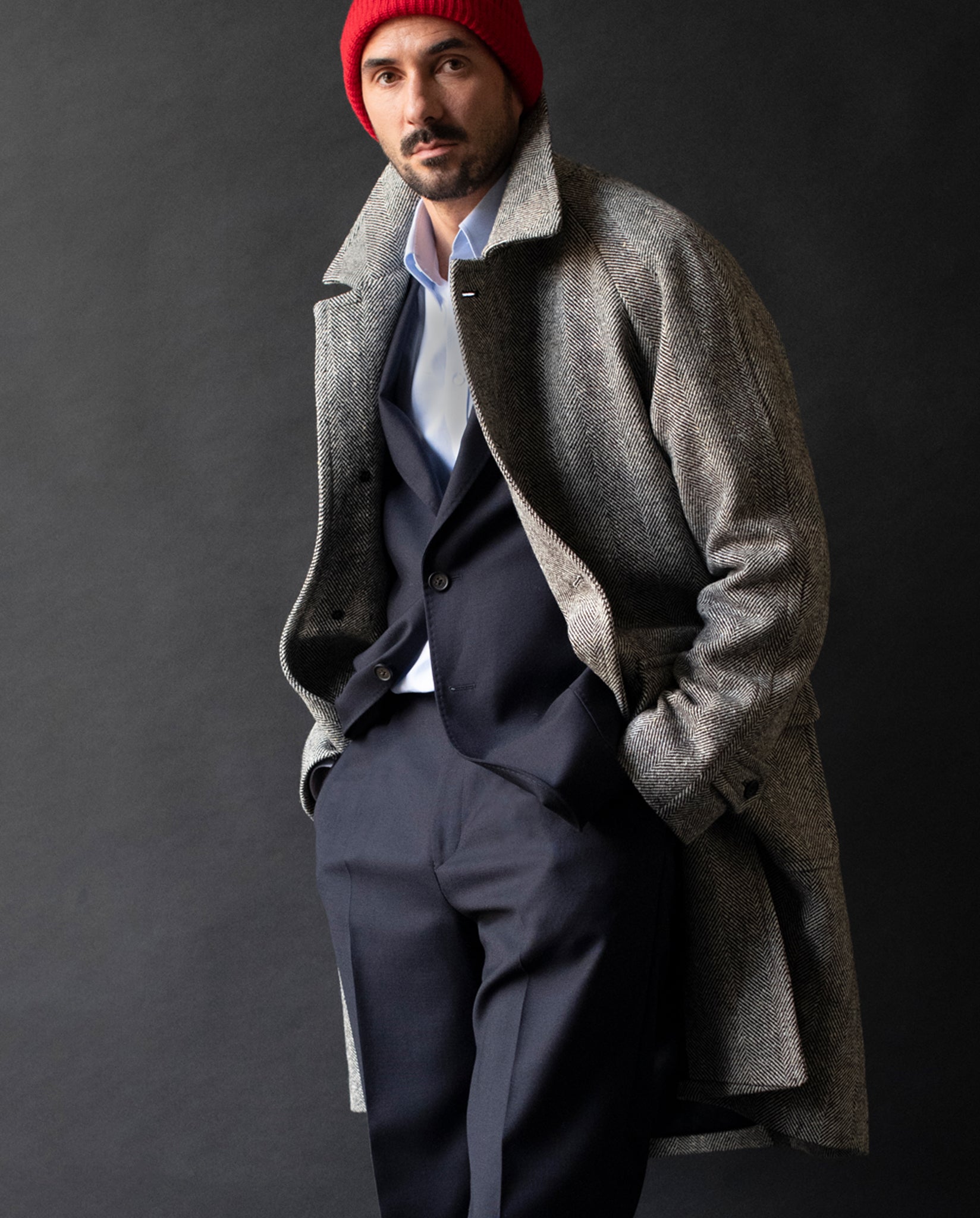 Barnes Navy Wool Blazer