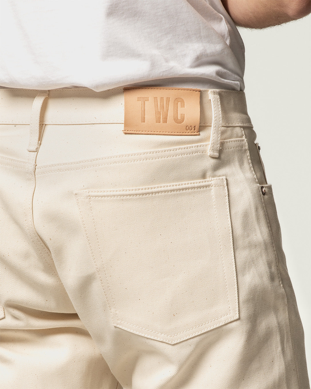 Ecru Slim Fit 001 Raw Selvedge Jeans