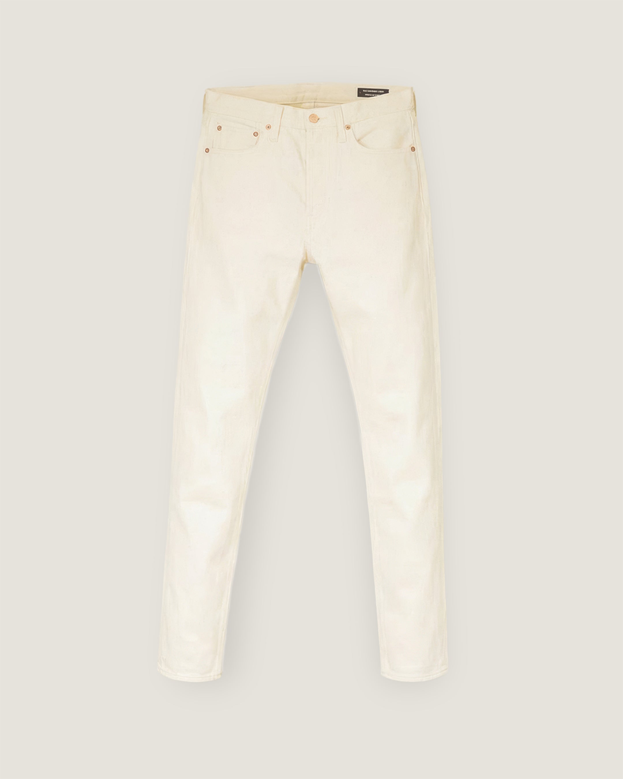 Ecru Slim Fit 001 Raw Selvedge Jeans