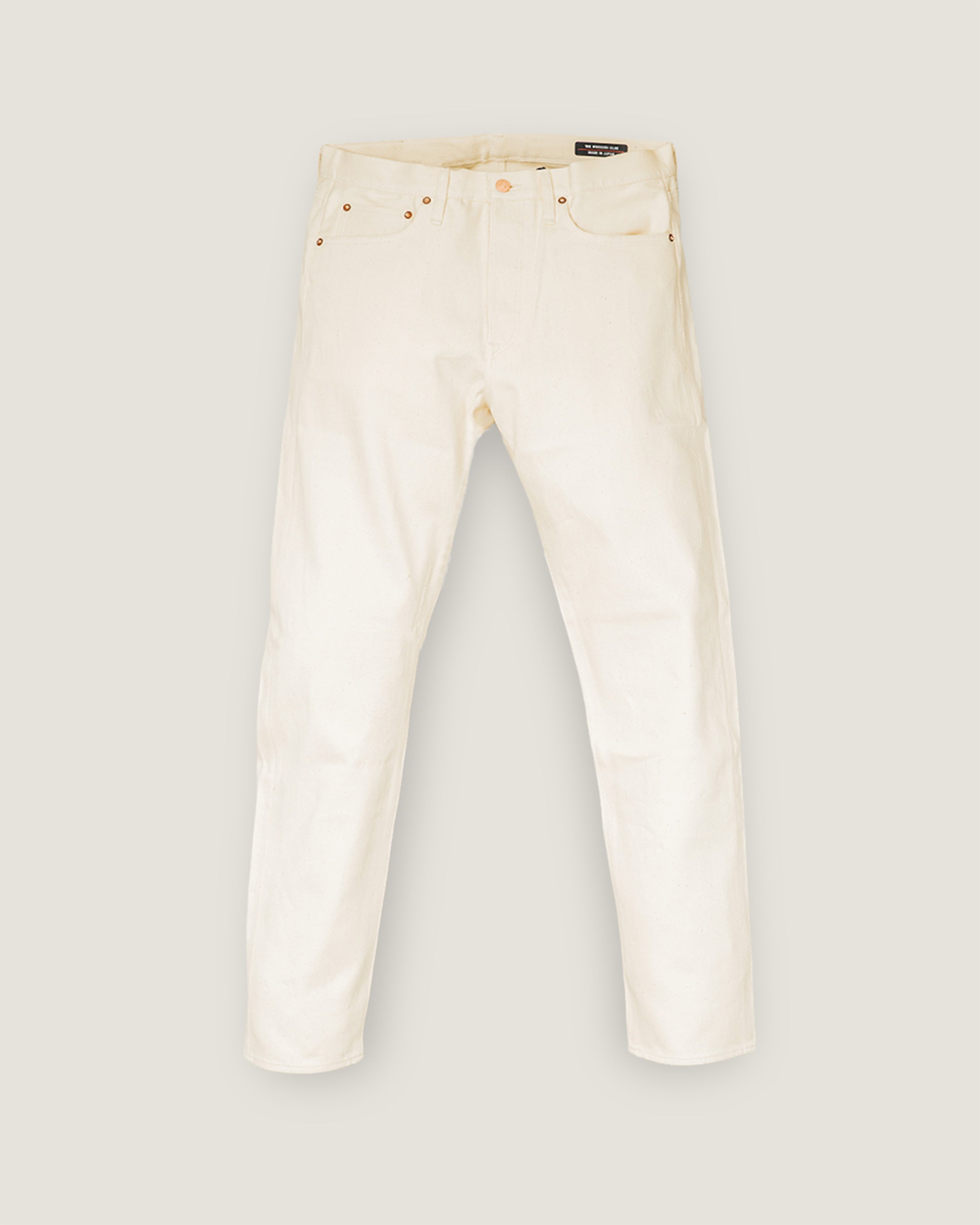 Ecru Relaxed Fit 007 Raw Selvedge Jeans