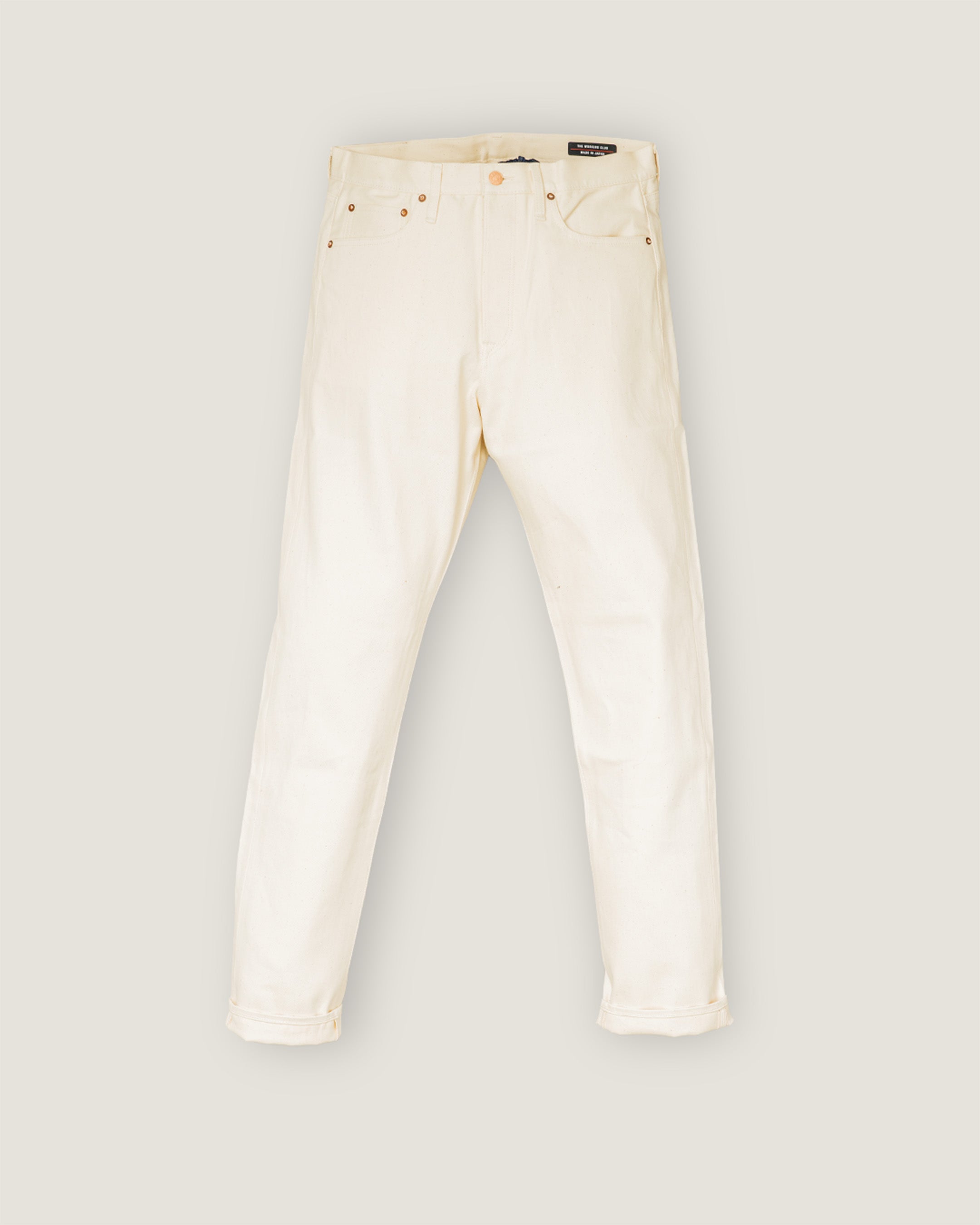 Ecru Relaxed Fit 007 Raw Selvedge Jeans