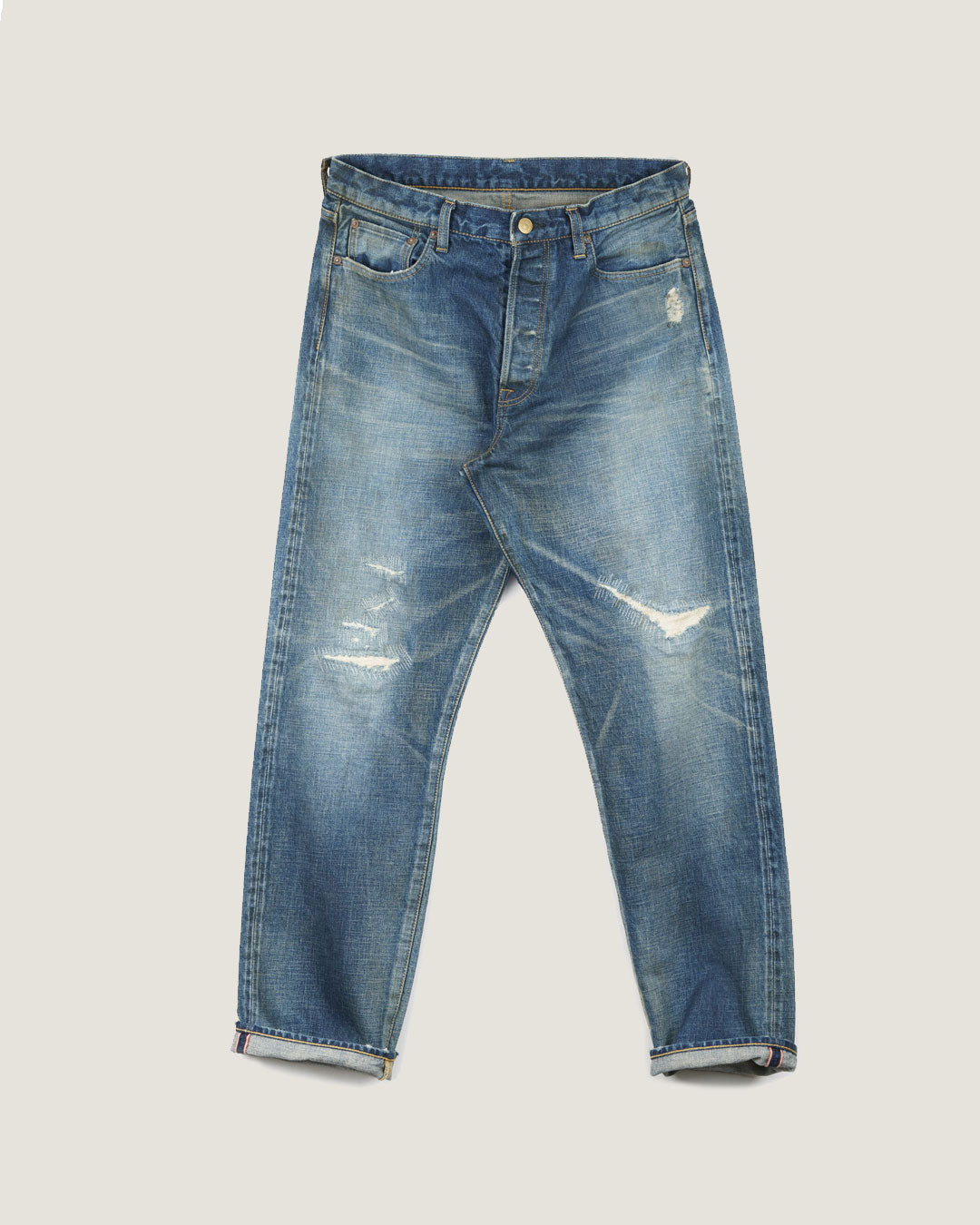 Legacy Wash #2 Relaxed Fit 007 Selvedge Jeans