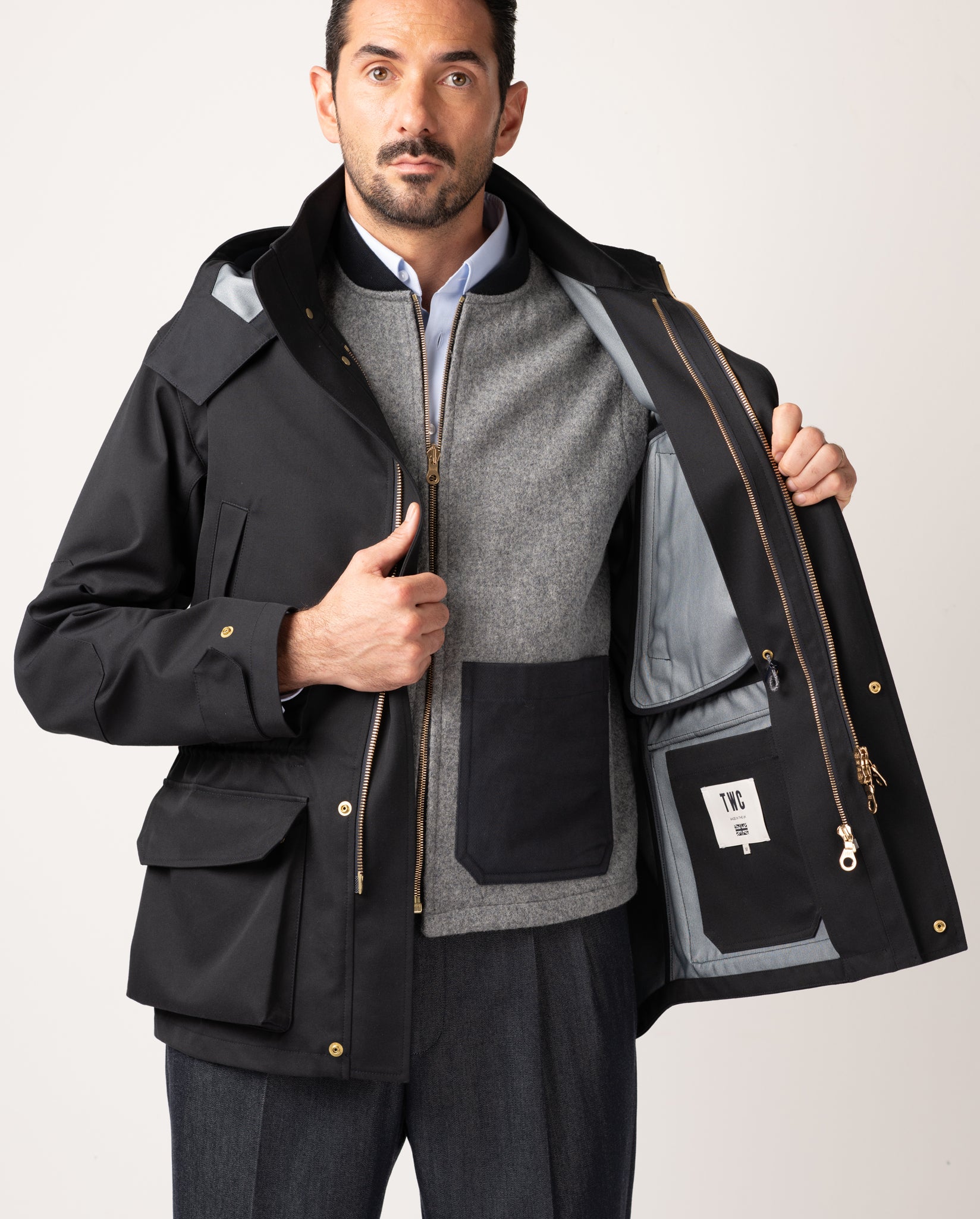 Jefferson Bonded Cotton Shell Jacket