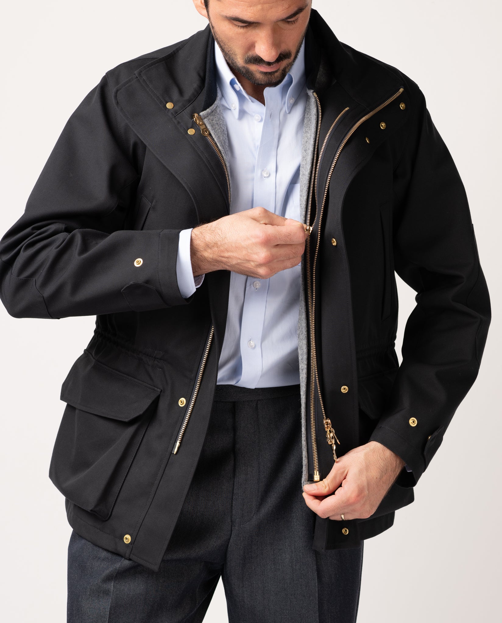 Jefferson Bonded Cotton Shell Jacket