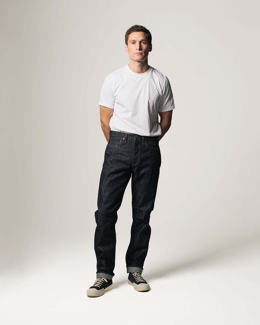Indigo Relaxed Fit 007 Raw Selvedge Jeans