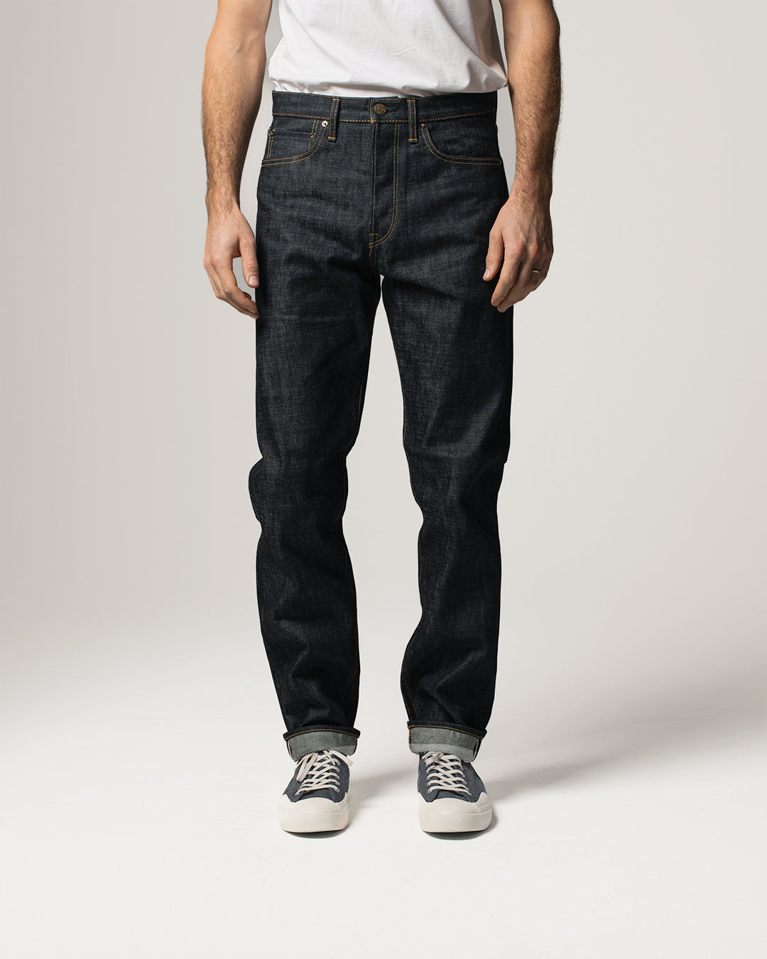 Indigo Relaxed Fit 007 Raw Selvedge Jeans