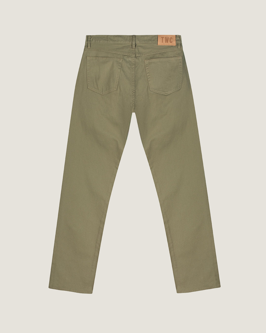Sandstone Relaxed Fit 007 Five-pocket Herringbone Jean