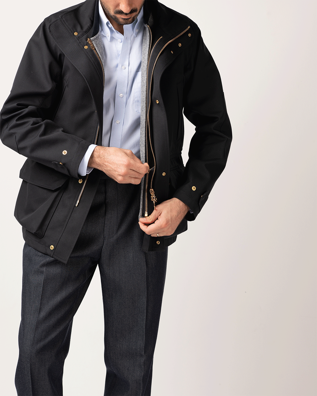 Jefferson Bonded Cotton Shell Jacket