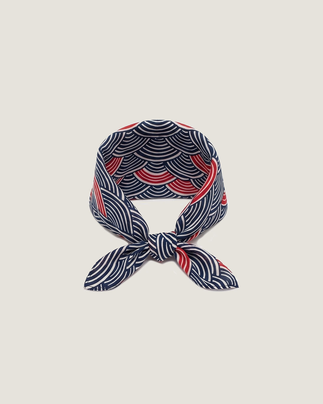 Wave Print Bandana