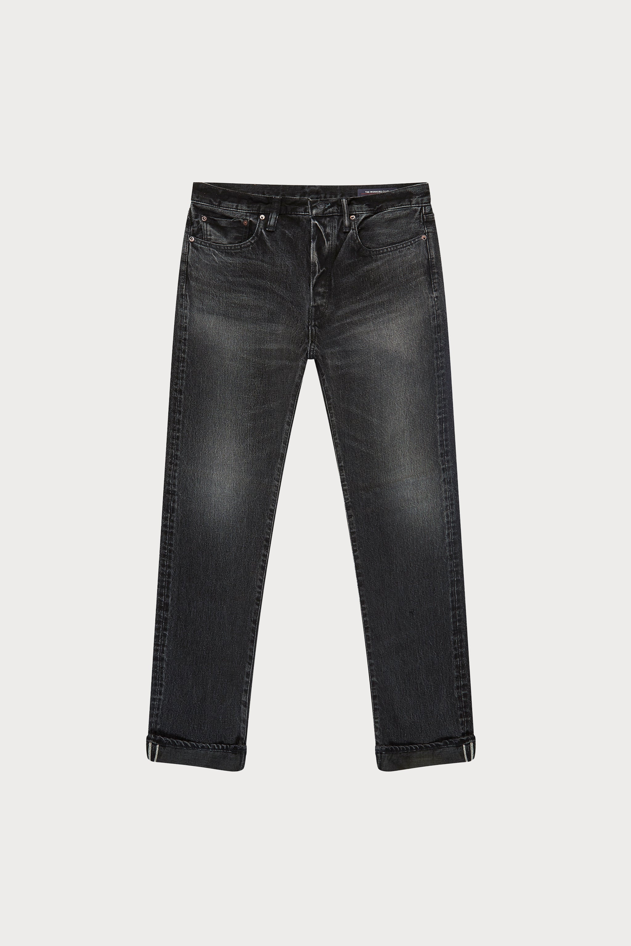 Slim Fit 001 Faded Wash Selvedge Jeans